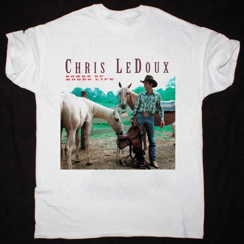 Chris LeDoux – Songs Of Rodeo Life White All Size Shirt XXXXL