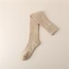 Women's Over-the-Knee Terry Socks - Thickened Warmth, Autumn/Winter, Japanese JK Style, Calf-Length.