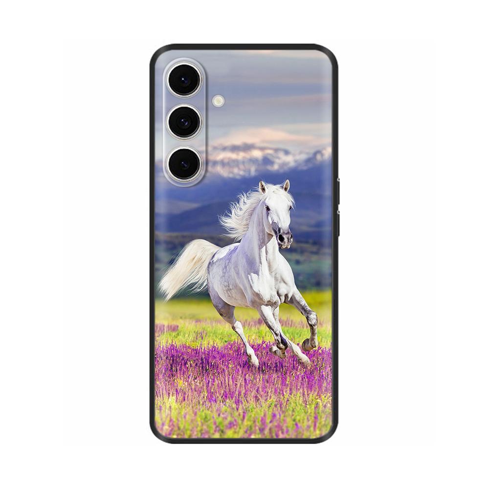 For Samsung Galaxy S24 FE Case Soft Black Silicone TPU Coque for Galaxy S24 Plus S24+ S24FE 5G Phone Cover Capa S 24 FE Shell