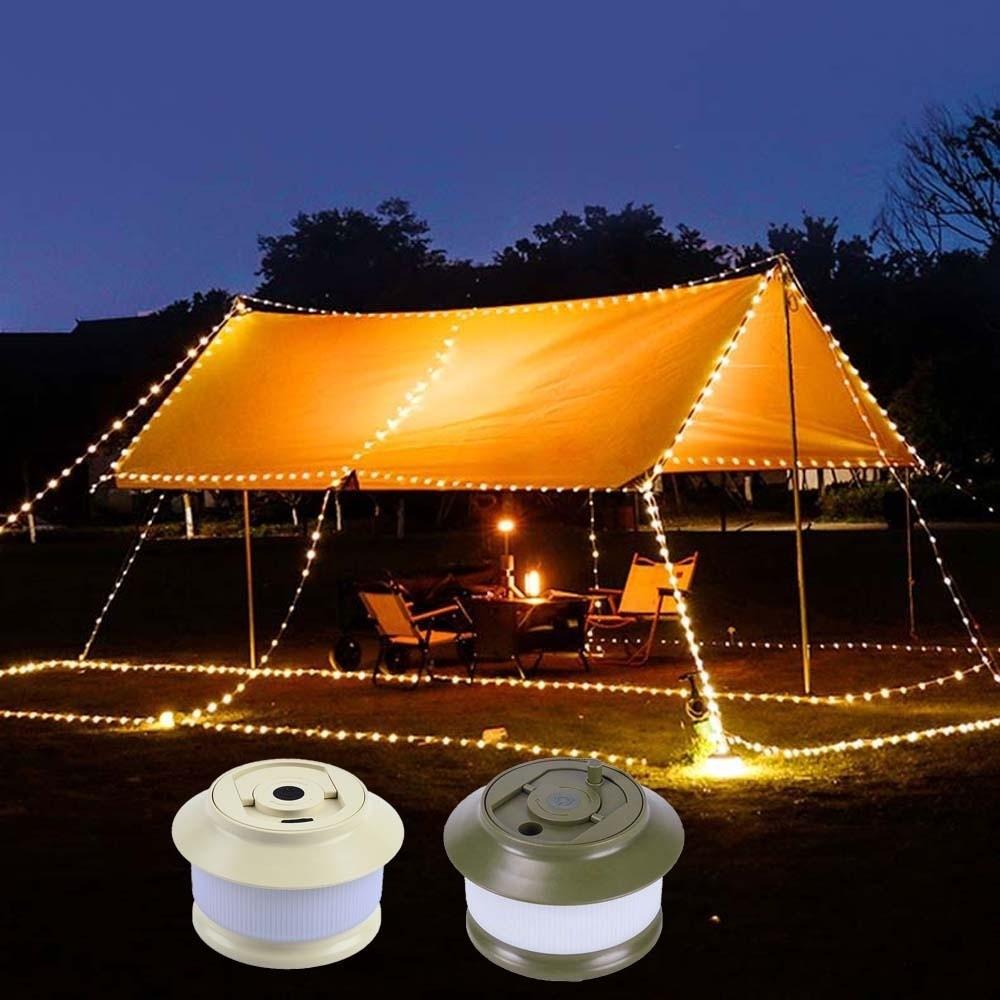 Recyclable Light String Camping Lantern Waterproof Retro Tent Lamp  Yard