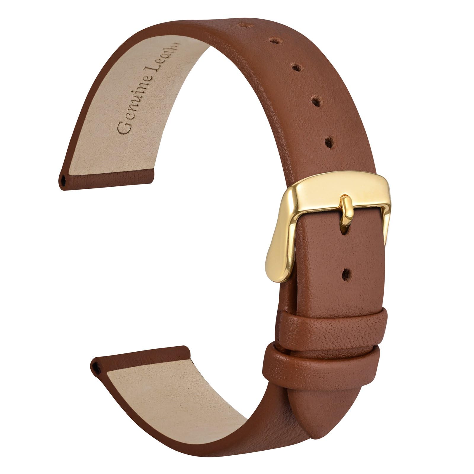 

Wocci Genuine Leather Watch Band, 0.3, 0.4, 0.5, 0.6, 0.6, 0.7, 0.8, 0.9 inches 10mm