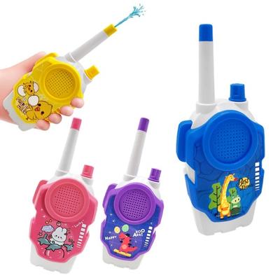 Walkie-Talkie Water Squirter for Kids Cartoon Summer Spray Toy Interactive Splash Game