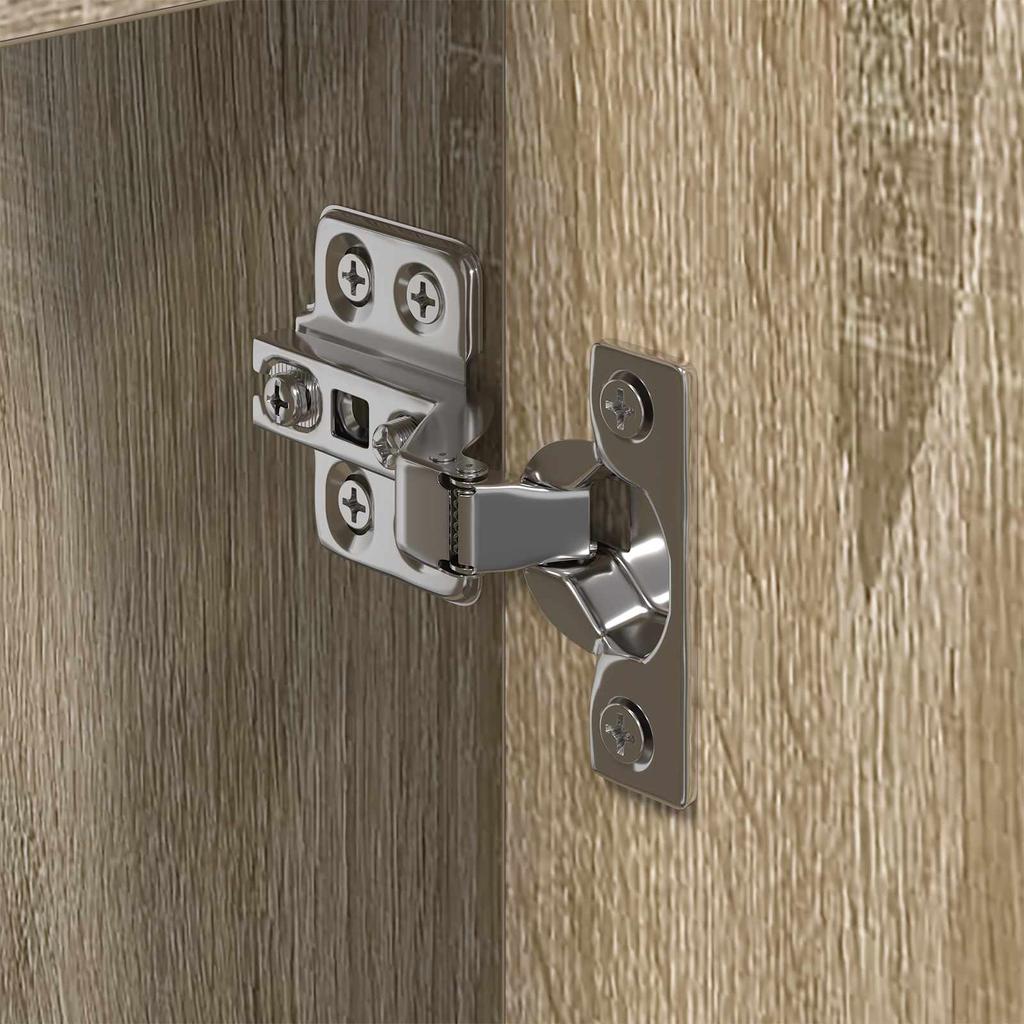 Bathroom Cabinet with Door Sonoma 90 X 30 X 60 Cm Engineered Wood