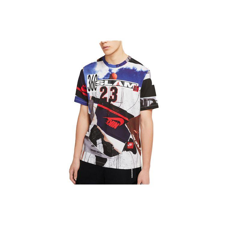 

Jordan Air Jordan Photo Sports Training T-Shirt White Black Men CJ6299-100 XXL