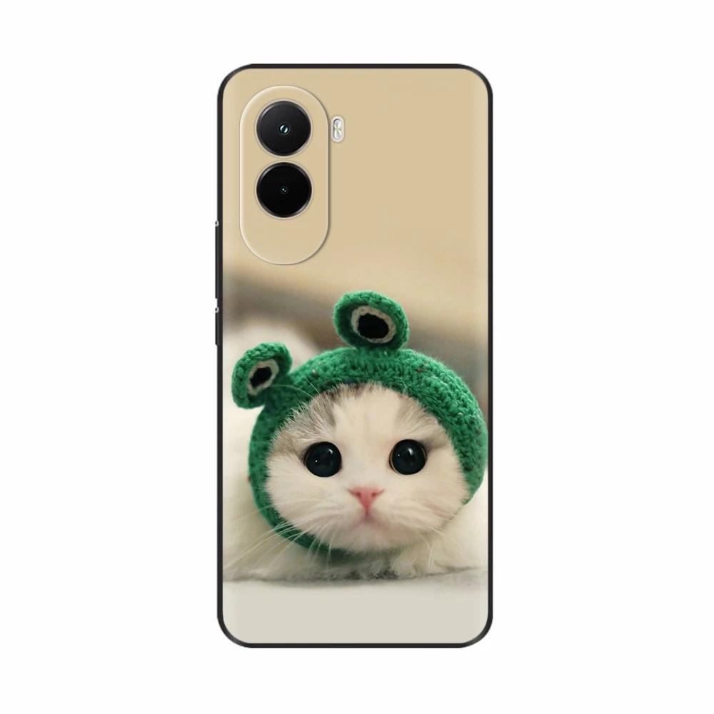 For Poco M7 4G Case Silicone Camera Protection Back Cover For Xiaomi PocoM7 4G TPU Cartoon Funda Poco M7 4G M 7 Phone Case Coque