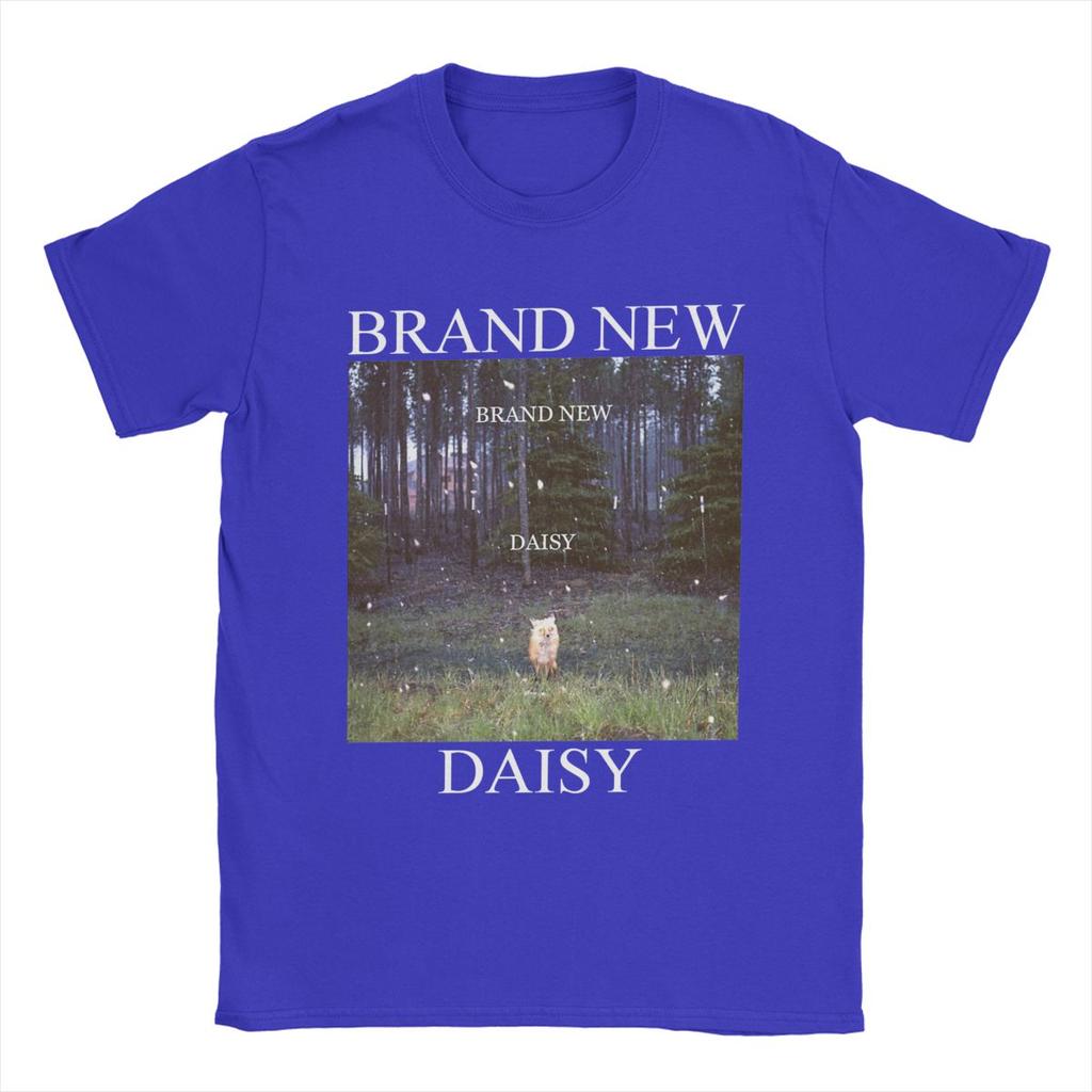 Brandneues Gänseblümchen T-Shirt Herren Reine Baumwolle Neuheit T-Shirt Rundhals Band T-Shirts Kurzarm Oberteile Geschenkidee