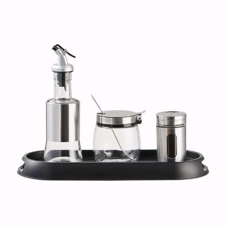 

Glass Tabletop Seasoning Set