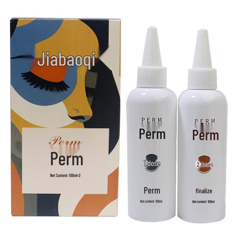 Jiabaoqi Bouncy Perm Lotion - Softening & Caring Cold Perm, No Damage Formula