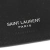 Saint Laurent Paris Bifold Compact Leather 575726 0SX0E 1000 Women's Wallet, Black, [Used]