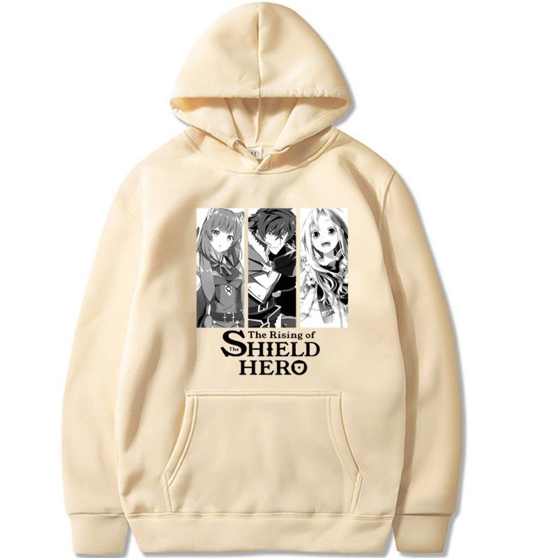 The Rising of The Shield Hero Japanese Animation Hoodies Men Long Sleeve Sweatshirts Women Harajuku Pullovers Sudaderas