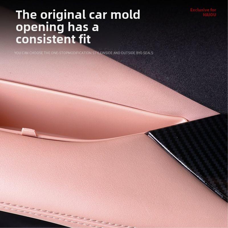 For BYD Seagull 2022 2023 2024 2025 Front Door Handrail Sort Out Storage Box Salon Interior Decoration Car Accessories