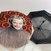1pc carpet hotel Automatic Open/Close Umbrella Compact Folding Umbrella with 8-Rib Shaft lightweight esign, for Women/Men1214A
