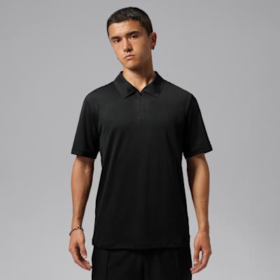 Jordan Polo Shirts Men s Black Lapel Moderate L