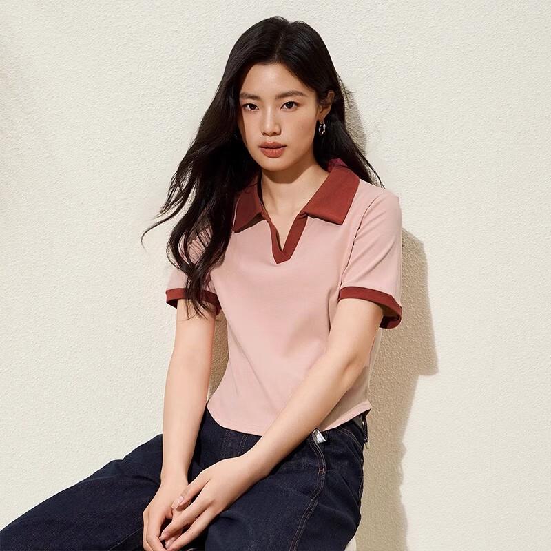 

Mark Fairwhale Women s V-neck Cotton Polo T-Shirt S