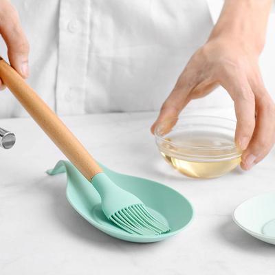 Silicone Spoon Mat High Temperature Placemat Tray Kitchen Tool