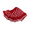 Valentines Day Pet Sweater Dress for Small Dogs All Size Cats Heart Pattern Designs Knitdress Turtleneck Knitwear
