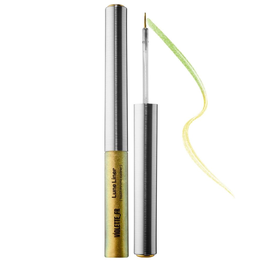 Violette Fr Lune Liner Multichrome Liquid eyeLiner 0.06 Oz 2 Ml Coup De Foudre Green Gold