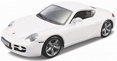 Bburago 1/32 Scale Porsche Cayman S 2007 (White) Diecast Model Car [Imported]
