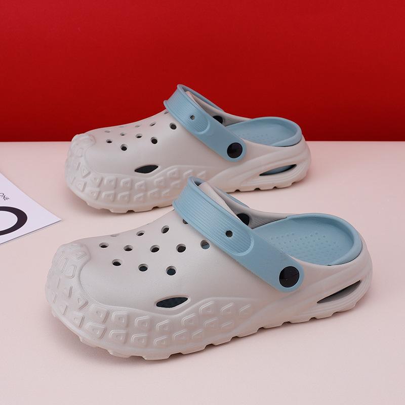 Cave Shoes Men's and Women's Korean Version of Trendy Beach Shoes New Summer Garden Shoes Slippers Men's Bag Head Children's Beach Sandals