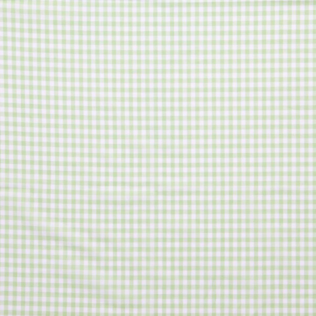 KIYOHARA Gingham Check 6mm 110cm Wide x 2m Light Fabric, Chambray, Lightweight, Approx. Cut, Col. LG, Green, G1002-2