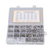 480PCS Screw Kit Pan Head Cross 304 Stainless Steel Screw Nut Washer Assortment Kit M2 M2.5 M3 M4