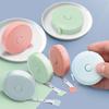 Solid Color Doubleside 150cm/60 Inches Retractable Tape Ruler with Buckle for Tailor Soft Ruler Dressmaking Sewing Accessories