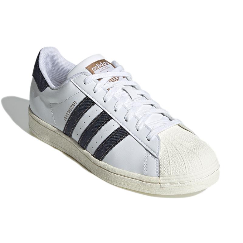 Adidas Originals Unisex Superstar Sneakers White/Blue Sneakers GX5187
