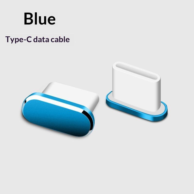Metal Type C Anti Lost Dust Plugs Lightweight Dustproof Port Covers for Android Phones Laptops Tablets Students Gifts