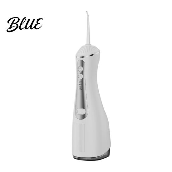 Rechargeable Oral Irrigator Cordless Electric Water Flosser 3 Pressure Modes And 4 Nozzles Design 330ml Capacity Daily Teeth Cleaning Tool