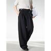 Wassup Trendy American Retro Wide-Leg Dress Pants for Men, Loose Casual Old Money Style Design Casual Long Pants