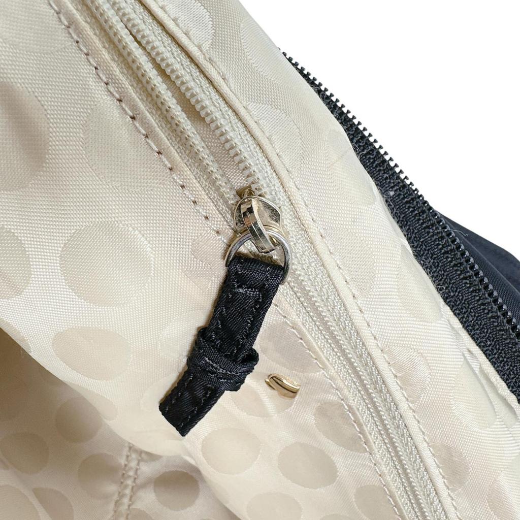 Kate Spade Large Capacity A4 Shoulder Bag Nylon Black Women PXRU4255 Used