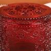 European-Style Crystal Glass Candy Jar,Jewelry Organizer With Lid  Aromatherapy Candlestick Container Container Home Decoration