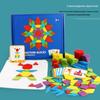 Tangram Geometry Blocks: Educational Puzzle for Ages 3-6, Promoting Shape and Intelligence Development.
