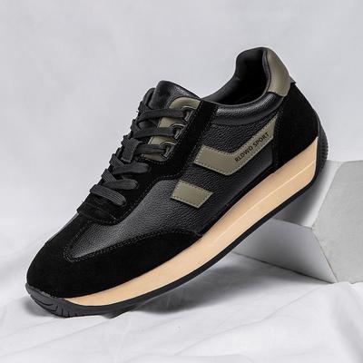 Primavera nuevo Forrest Gump corriendo zapatos deportivos casuales zapatos de hombre plataforma antideslizante zapatos negros de moda zapatos de papá versátiles