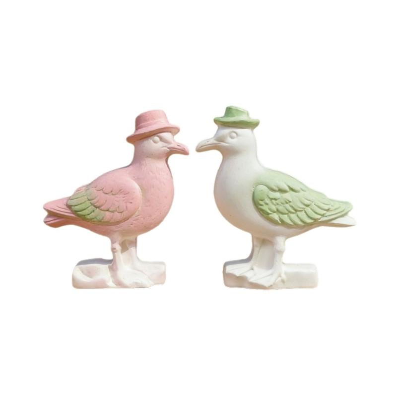 2Pcs Bird Silicone Molds Multipurpose Silicone Mould Heat Resistant Easy Demolding for Resin Casting Candle Soap 1