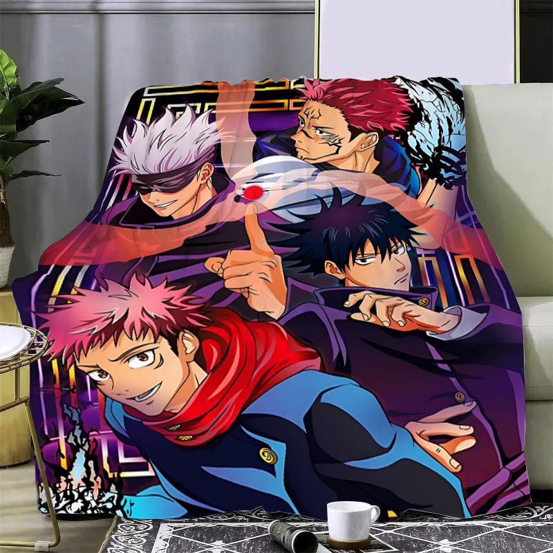 Hot Japan Anime K-KaisenS Printed Blanket Picnic Blankets Blanket Soft Comfortable J-JujutsuS Blanket Home Travel Birthday Gift