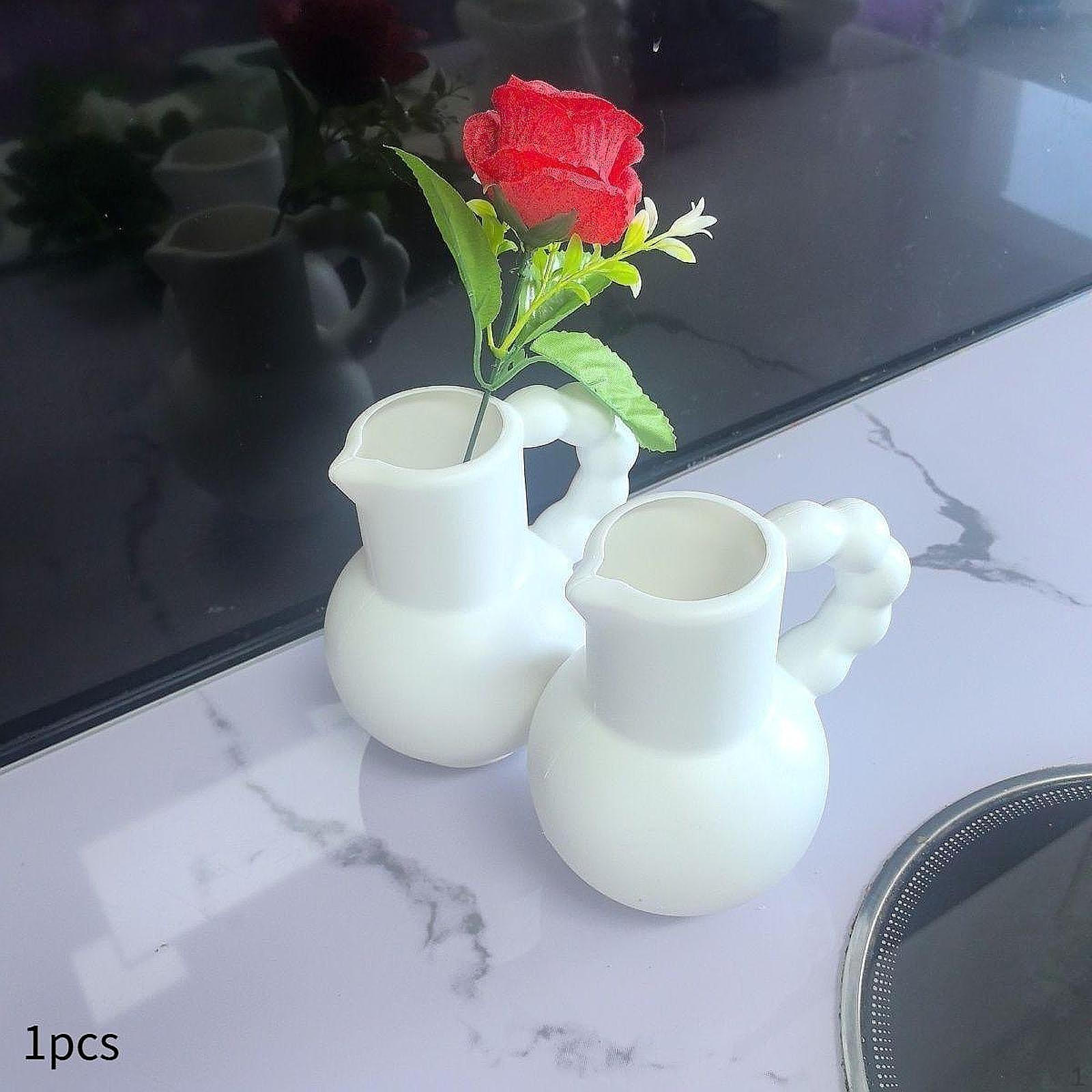

Flower Vase Home Decor Ornament Modern Table Centerpiece Decorative for Bedroom Party Office