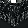 Fashion Women's Mesh Drilling Bubble Beads Sleeveless Shorts Jumpsuit
