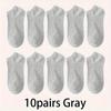 5/10-Pack Unisex Comfort-Fit Ankle Socks For All, Breathable & Lightweight - Ideal For Sports & Daily Wear