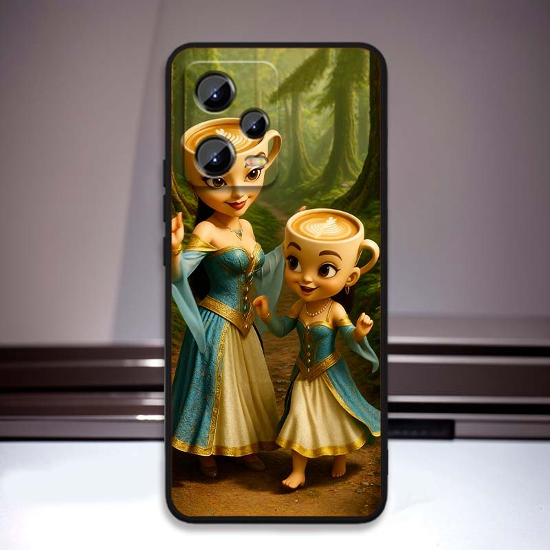 AI Shanhaijing Illustration Phone Case For Xiaomi Redmi Note 15 14 13 12 12S 11E 11 11S Pro Plus 4G 5G Black Soft TPU