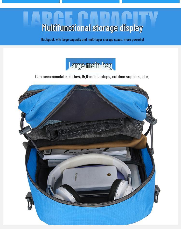 Lightweight Large Capacity Hiking & Travel Backpack for Students