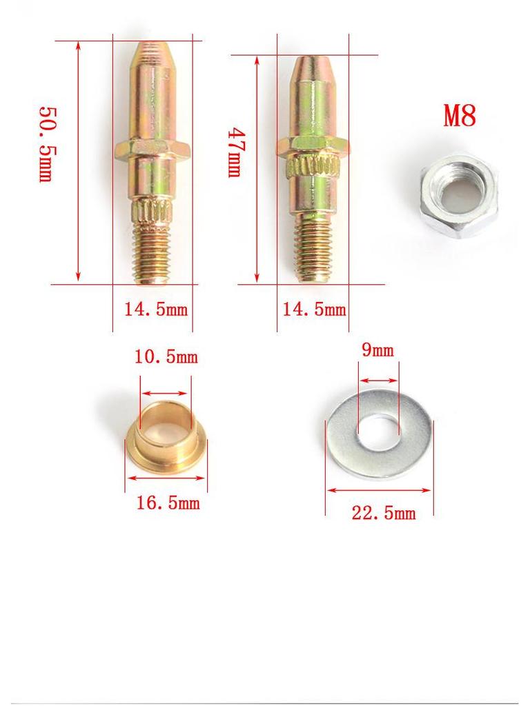 Chevrolet GMC Door Hinge Pin Bushing Kit with Repair Instructions