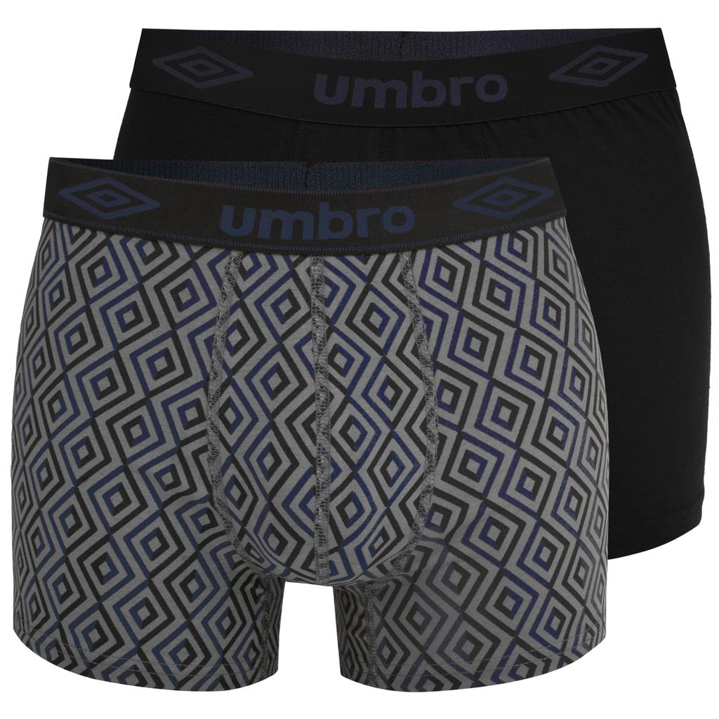 Umbro Men's Boxer Shorts Set of 6 Pieces Pattern Color Mix Cotton