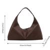 Leisure Soft Leather Tote Bag Vintage Women's Armpit Bag Trendy Large Shoulder Bag  Girls