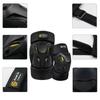 Ginocchiere e gomitiere per motociclette, per equitazione, sport all'aria aperta, doppie cinghie, comfort regolabile, assorbimento degli urti, quattro stagioni, universale