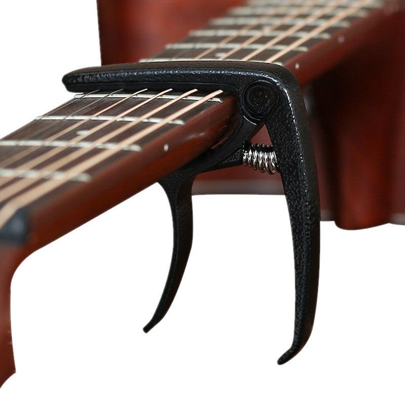Metal Capo & Tuner Clip for Folk, Electric Guitars & Ukulele - Unisex