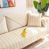 Sofa Cushion Cotton and Linen Minimalist Four-season Universal Non-slip Cushion Lazy Home Four-season Fabric Sofa Cover
