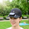 Baseball Cap with Fan USB Rechargeable Solar Powered Cooling 3sunPowered Hat for Anglers,