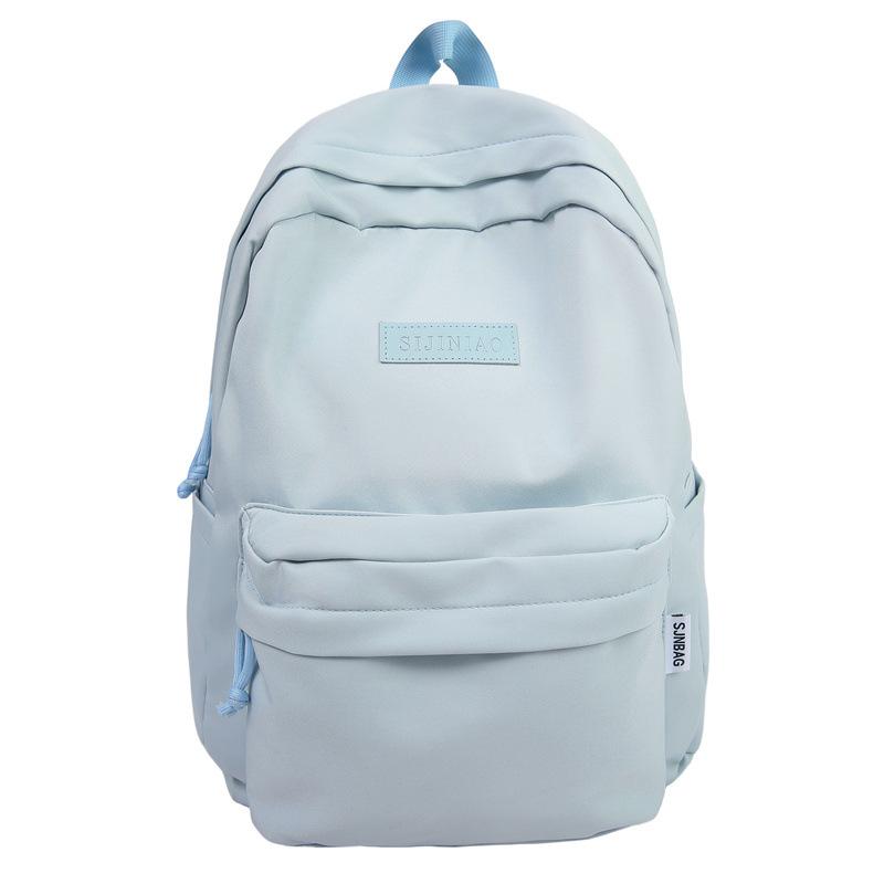 Schoolbag junior high school student schoolbag female college student new simple large-capacity outdoor travel backpack female high school student