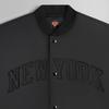 Kith X New York Knicks Collaboration FW24 Fashion Comfortable Single-Breasted Letter Long Sleeve Pilot Jacket Men Jackets Black KHM010694-001